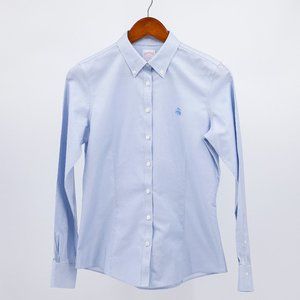 Darted Cotton Brooks Brothers Button-Down Shirt - Size 6 - Excellent Condition